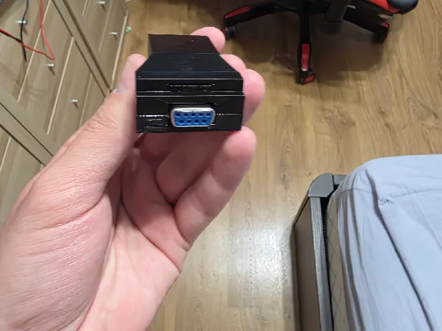Amiga PS/2 mouse adapter shell (AI generated)