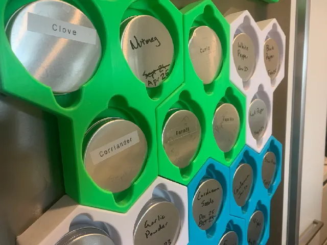 Spice Rack for Aluminium Jars