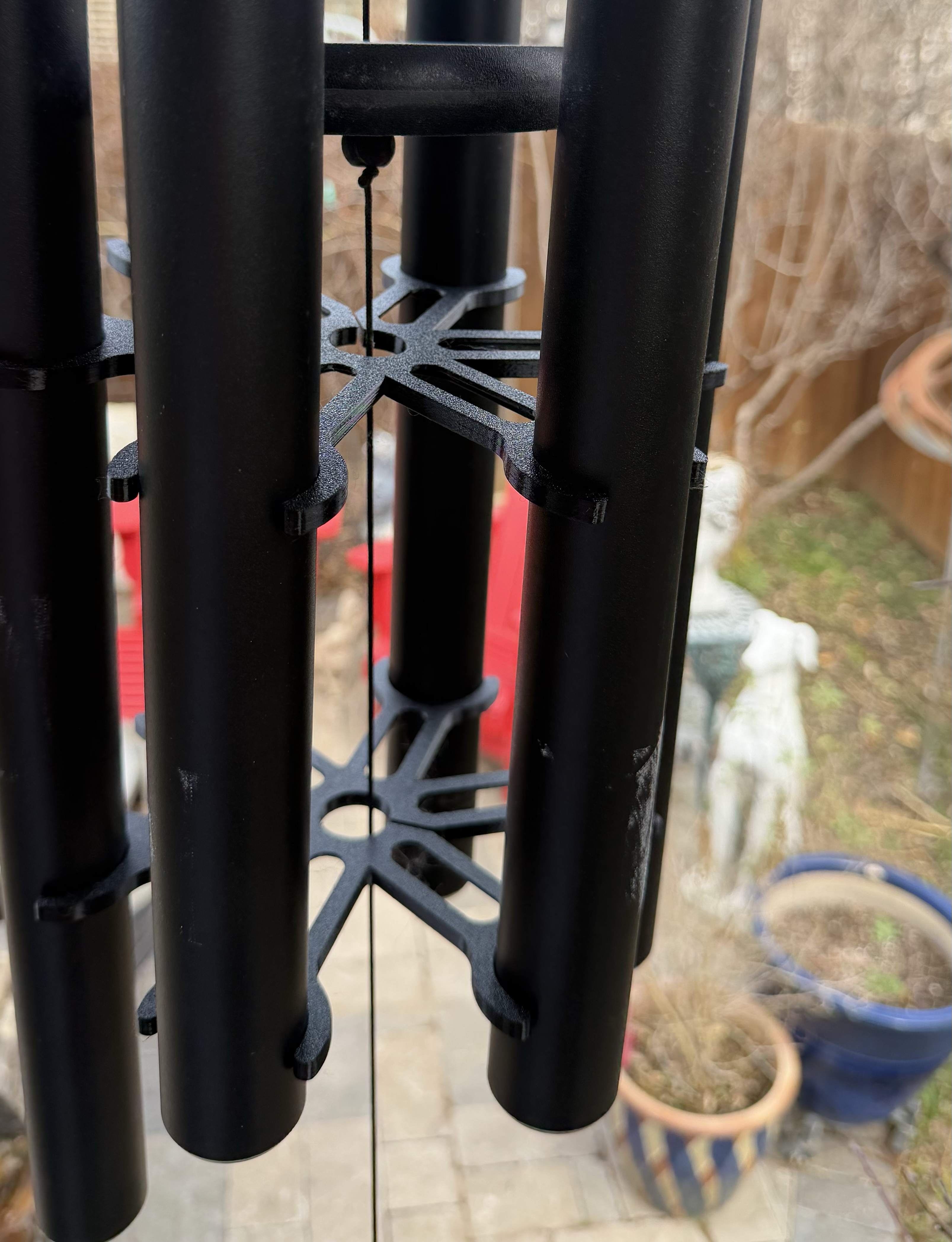 Snowflake Wind Chime Silencer