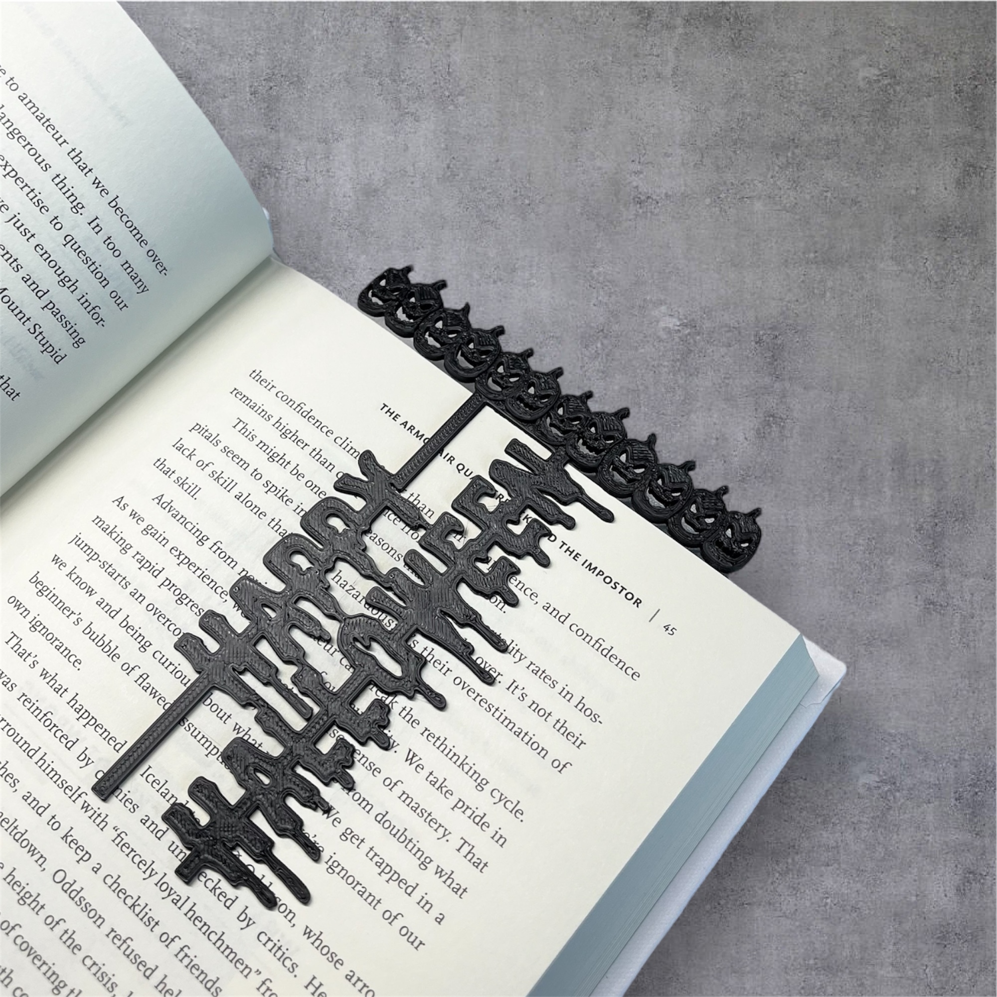 Halloween bookmark