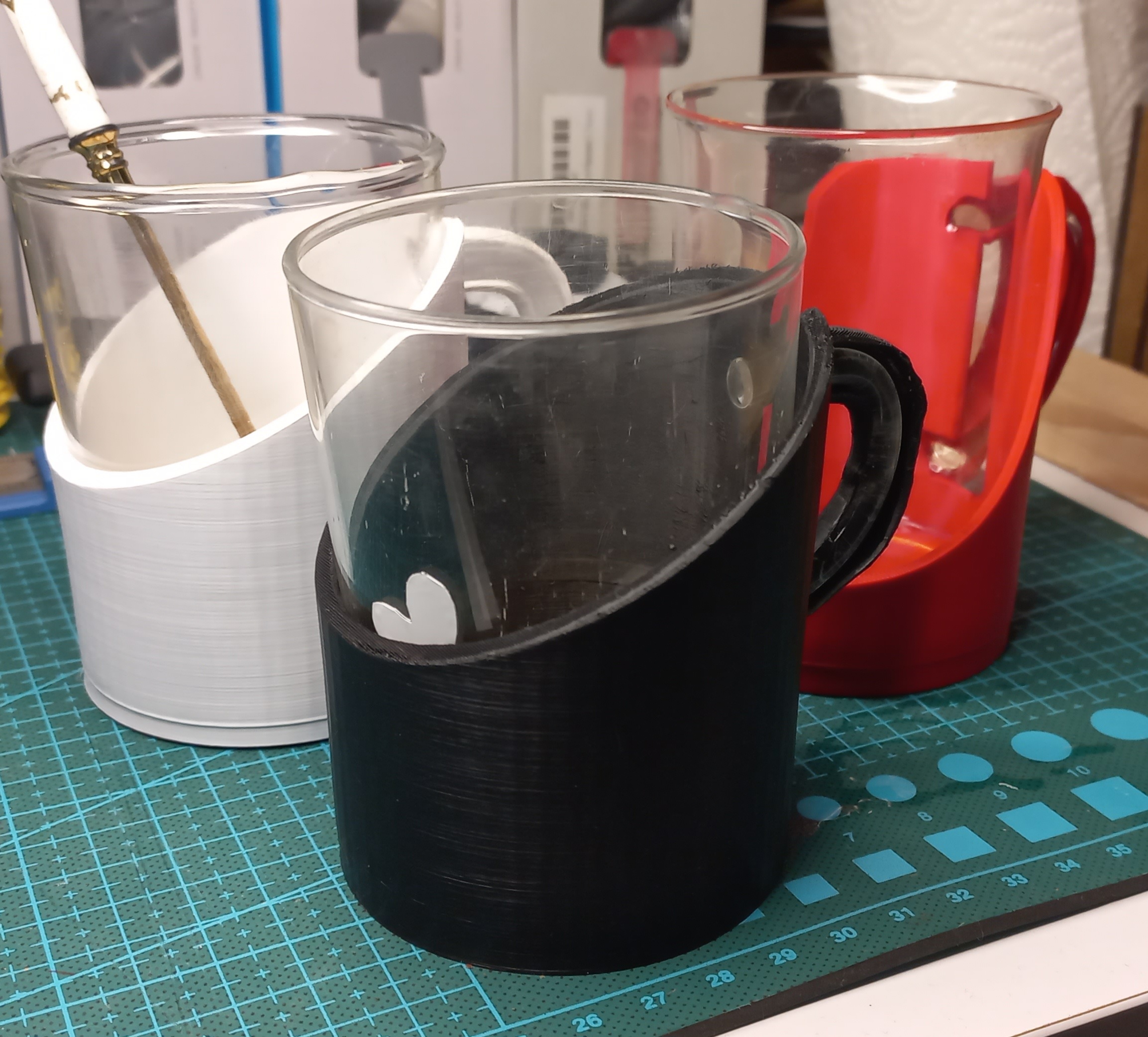 Glass cup protector