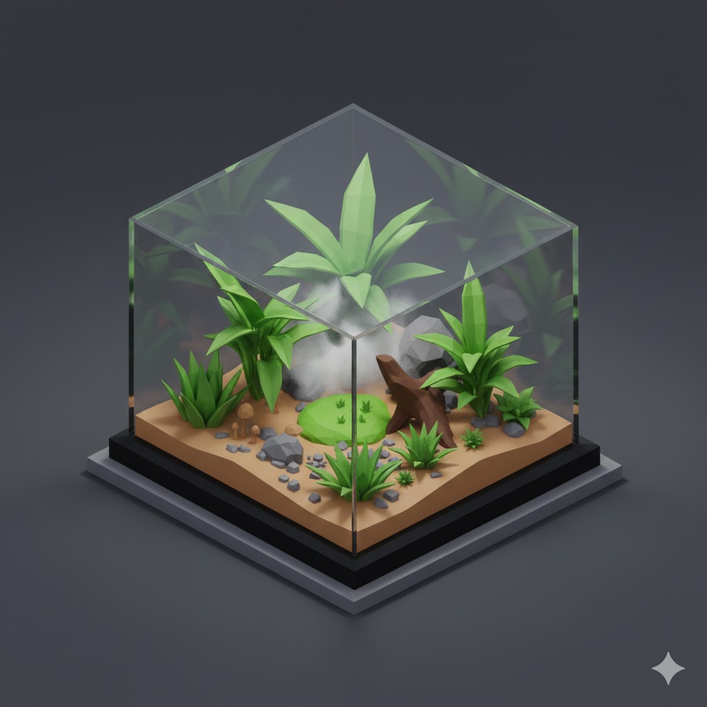 Low Poly Terrarium