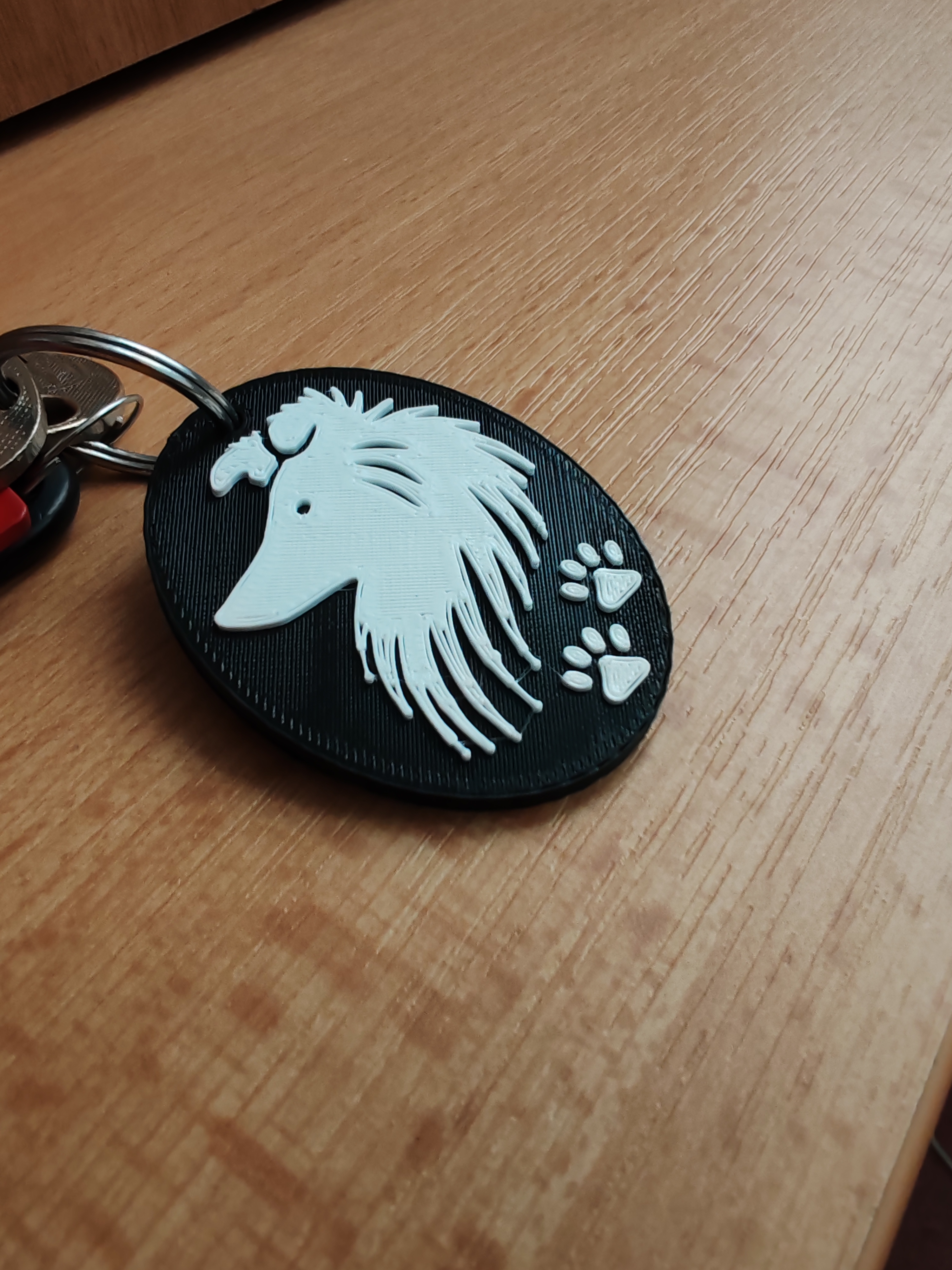 Sheltie - simple keychain