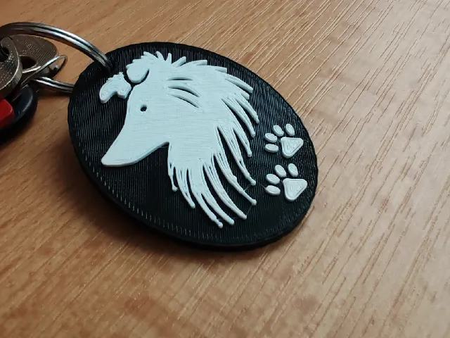Sheltie - simple keychain