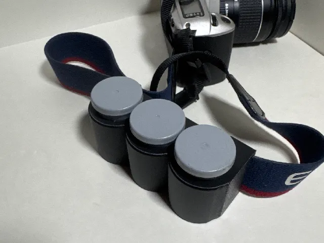 Triple Film Canister Camera Strap Holster