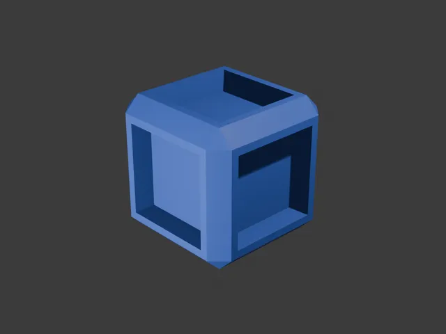 Blank Test Cube