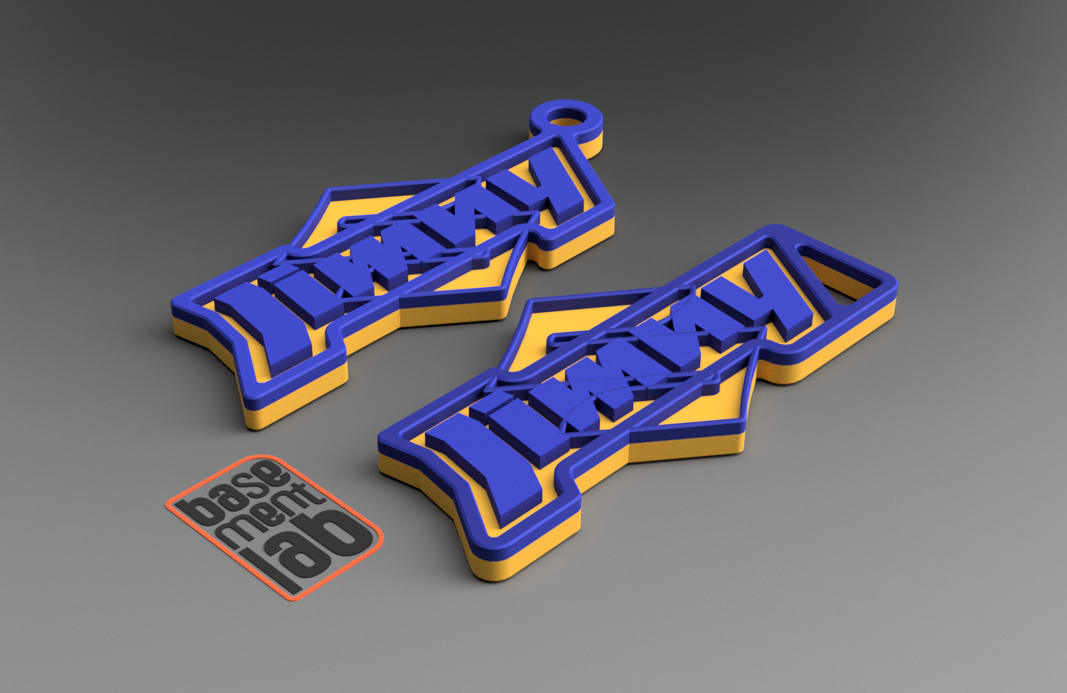 Suzuki Jimny Type J2/J2A - Key chain - Portachiavi - Porte Clès - 钥匙链 - Schlüsselanhänger 3D model by BasementLAB