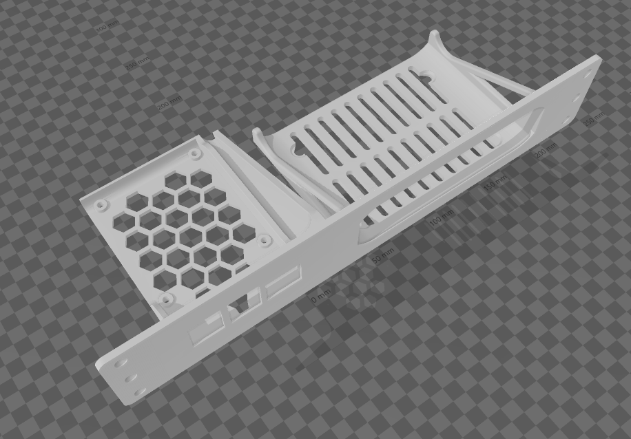 10 inch rack mount for Raspberry Pi 4 and a Beryl AX (MT-3000)