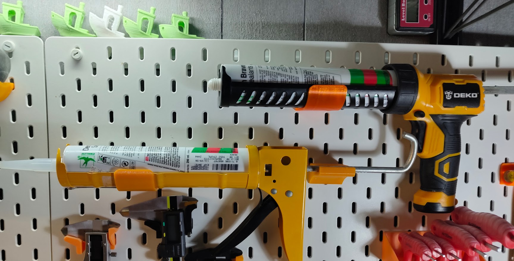 Ikea Skadis Caulking Gun Holder