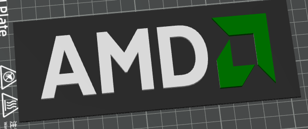 AMD sign for office or workshop
