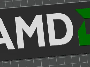 AMD sign for office or workshop