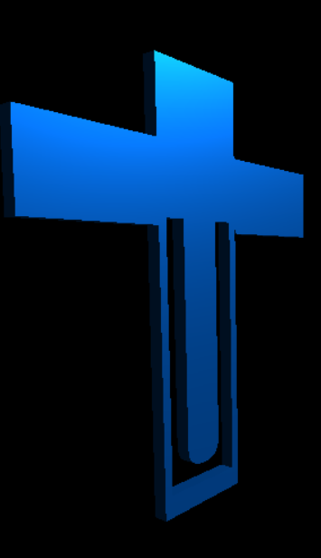 Miniatura 3 do modelo 3D Cross Bookmark