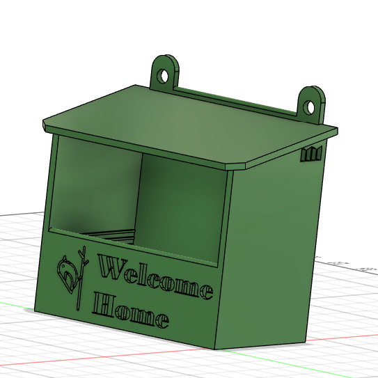 Half-open Bird House by Sam 73 | Download free STL model | Printables.com
