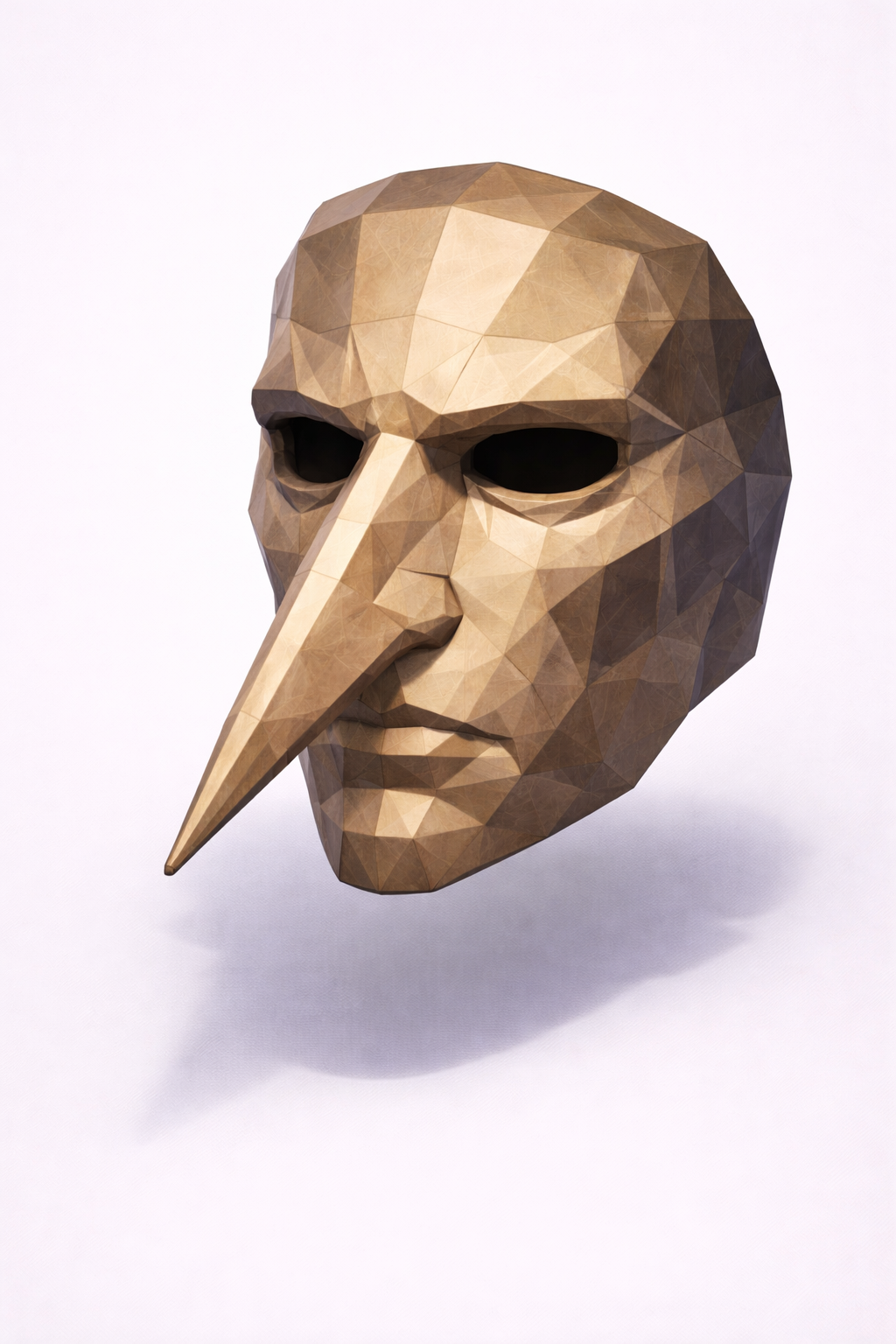 Longnose Man Lowpoly Mask