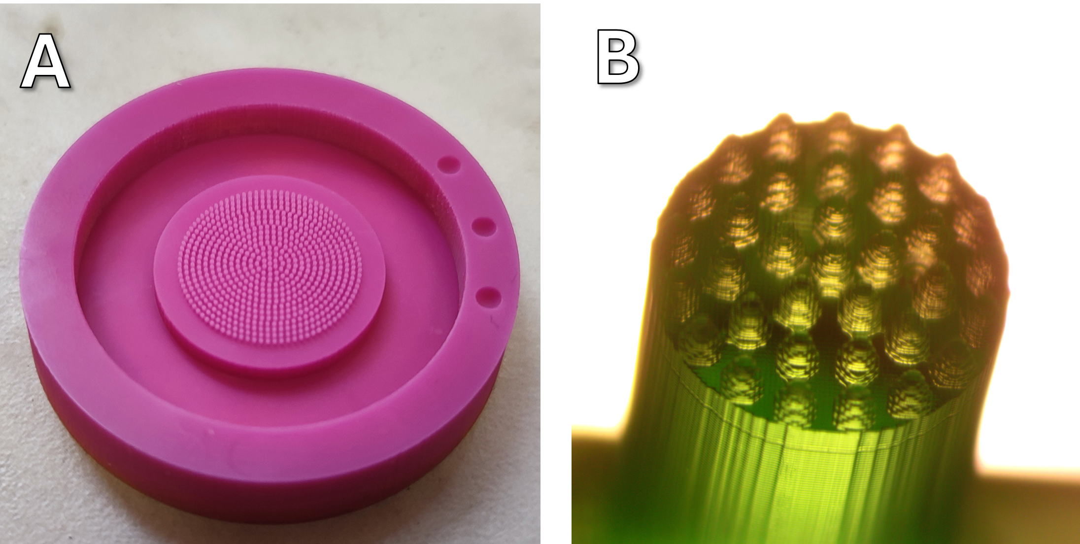 Stamps and molds for MSLASpheroidStamp