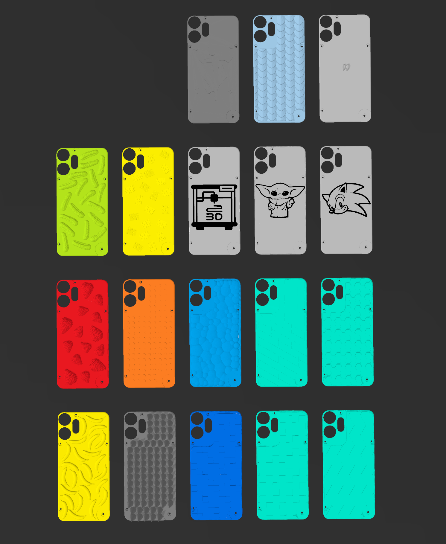 (17 Unique design!) I MAKE YOUR SUGGESTIONS! CMF-Phone PRO 2 3D model thumbnail