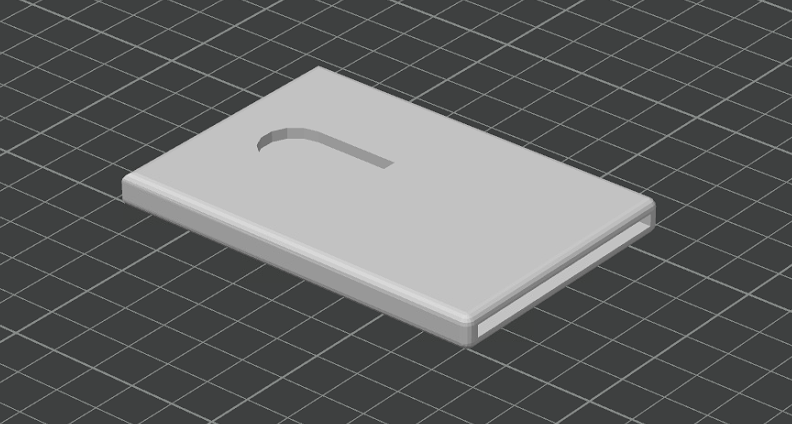 Credit Card Holder, two embossed cards
