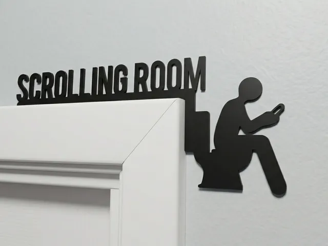 "Scrolling Room" Door Sign