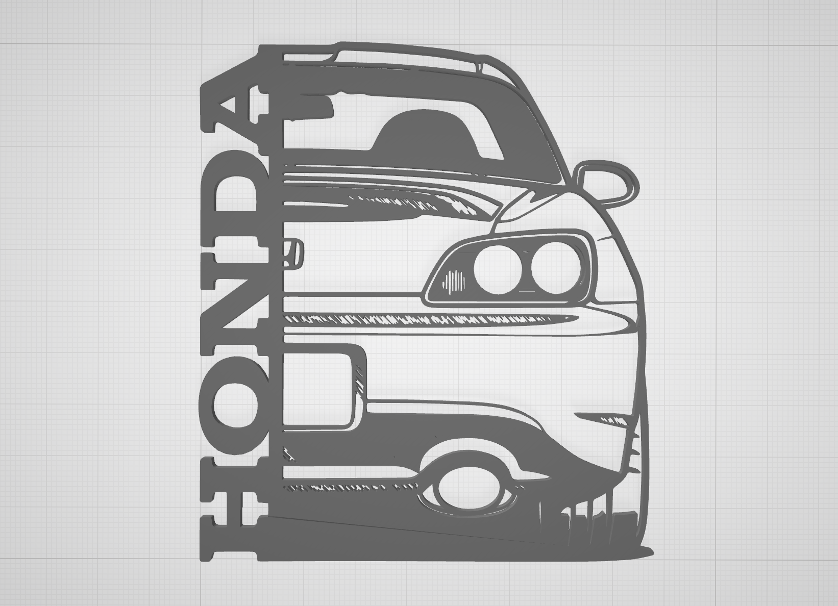 S2000 decoration inspired by Honda