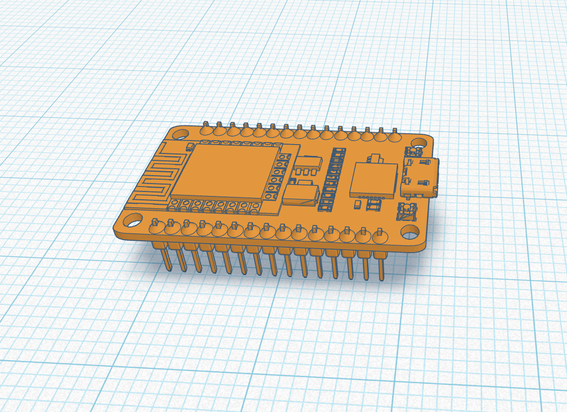 ESP8266 (real size in stl)
