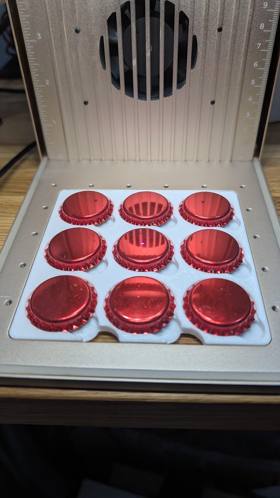 Xtool F2 Beer bottle cap jig