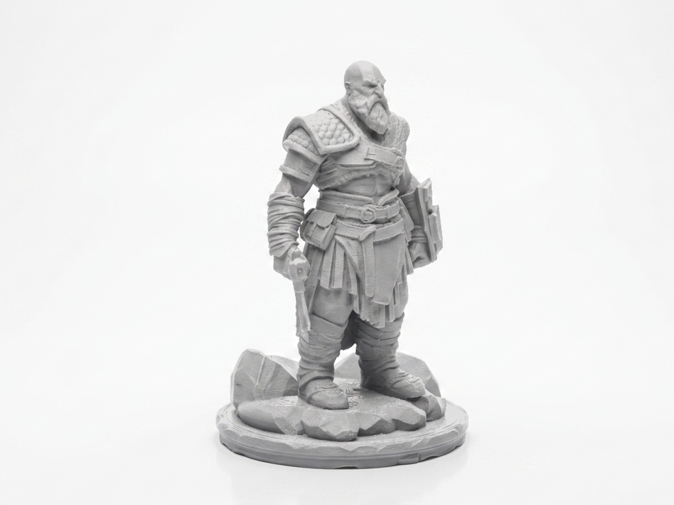 Kratos Figurine Gaming Collectible 3D Printable