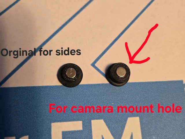 Magnetic Camera mount hole plug for Ad5M Enclosure