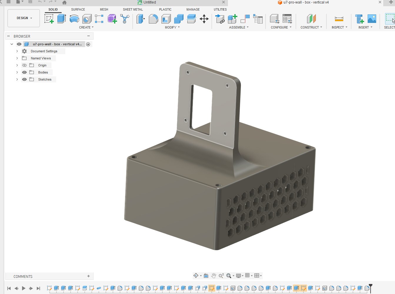U7 Pro Wall – Desktop Stand + PoE Injector Box — miniatura 2