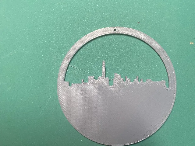 New York Skyline Keychain