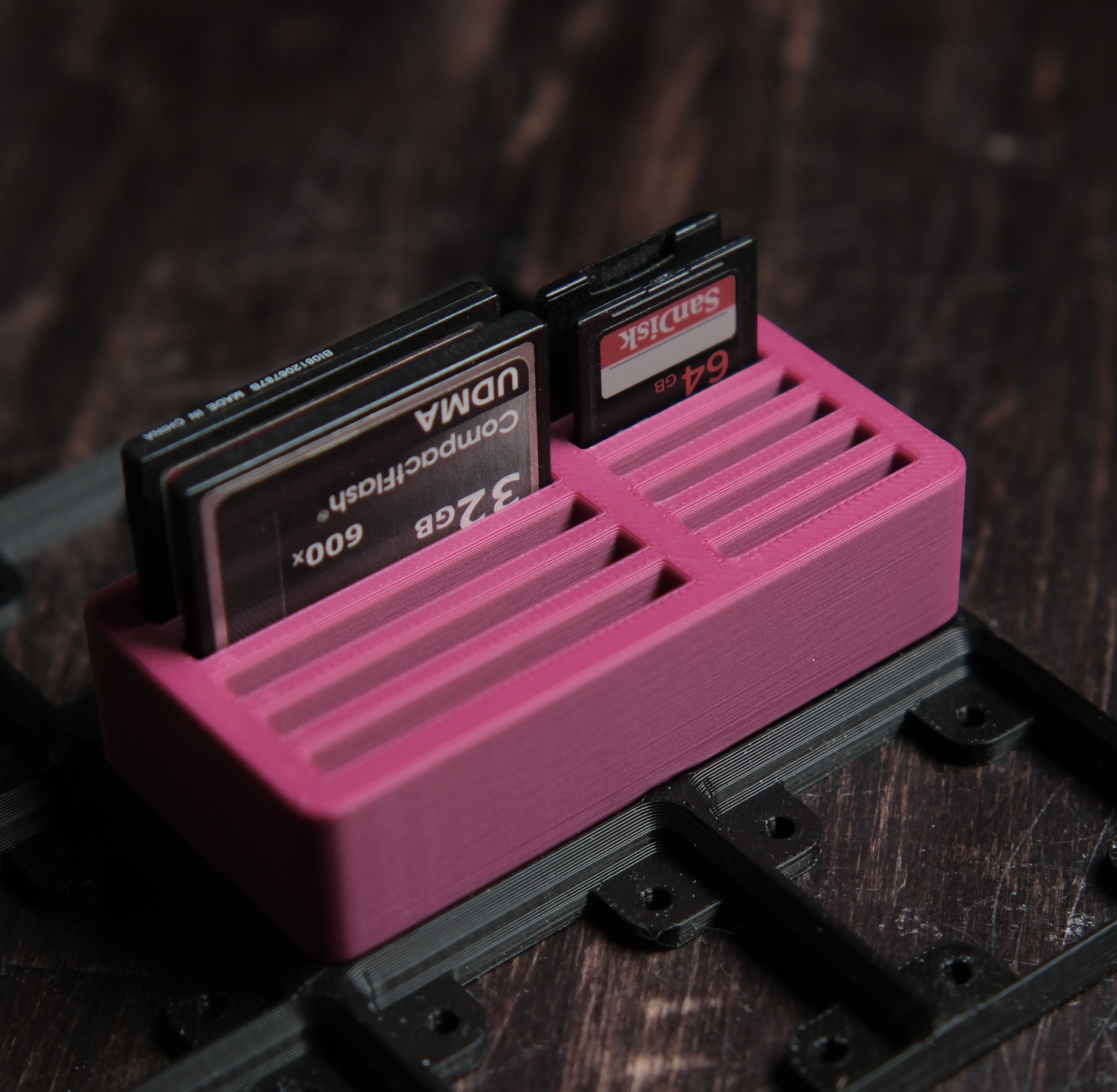 Gridfinity CF & SD Card Holder