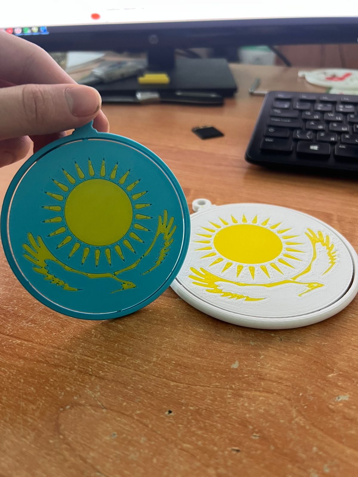 Kazakhstan flag independence day decoration