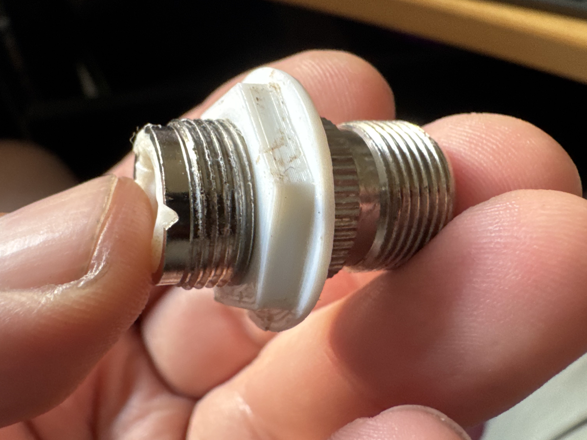 PL-259 (UHF Jack) Flange Nut (5/8" 24 tpi)