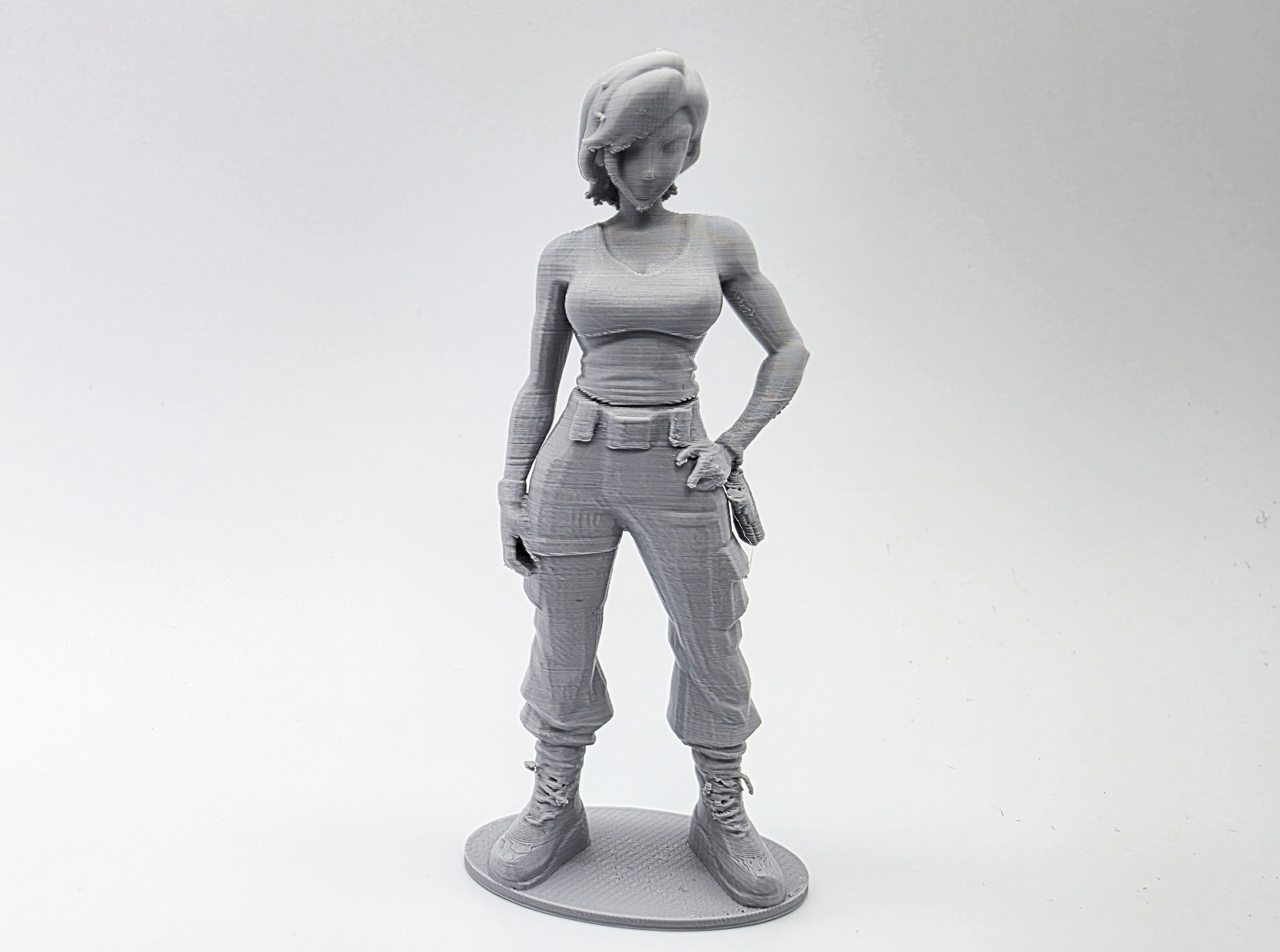 Female Military Figurine