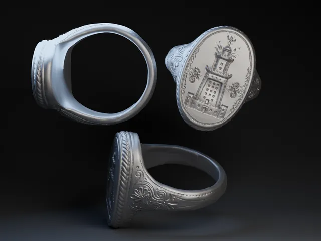 Lighthouse of Alexandria Signet