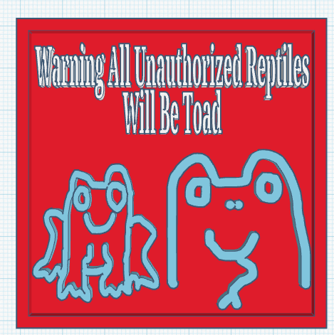 Toad sign