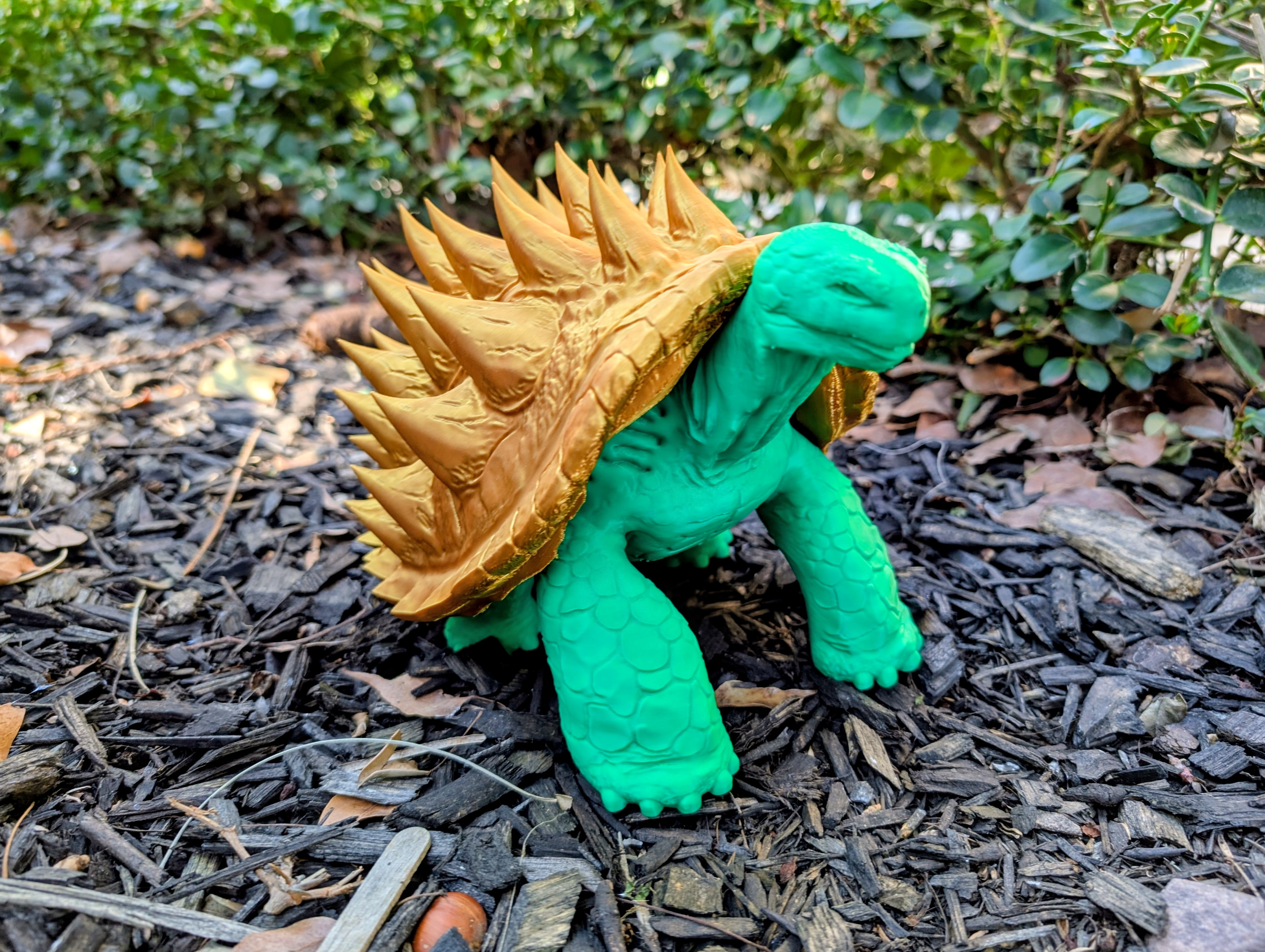 Spiked Shell Turtle – Modular Fantasy Creature Figurine