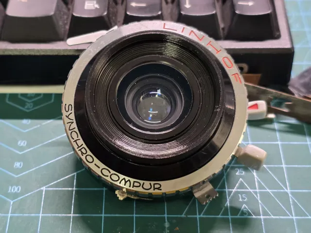Lomo 38mm lens(from LCA120&instant glass) to No.0 shutter conversion