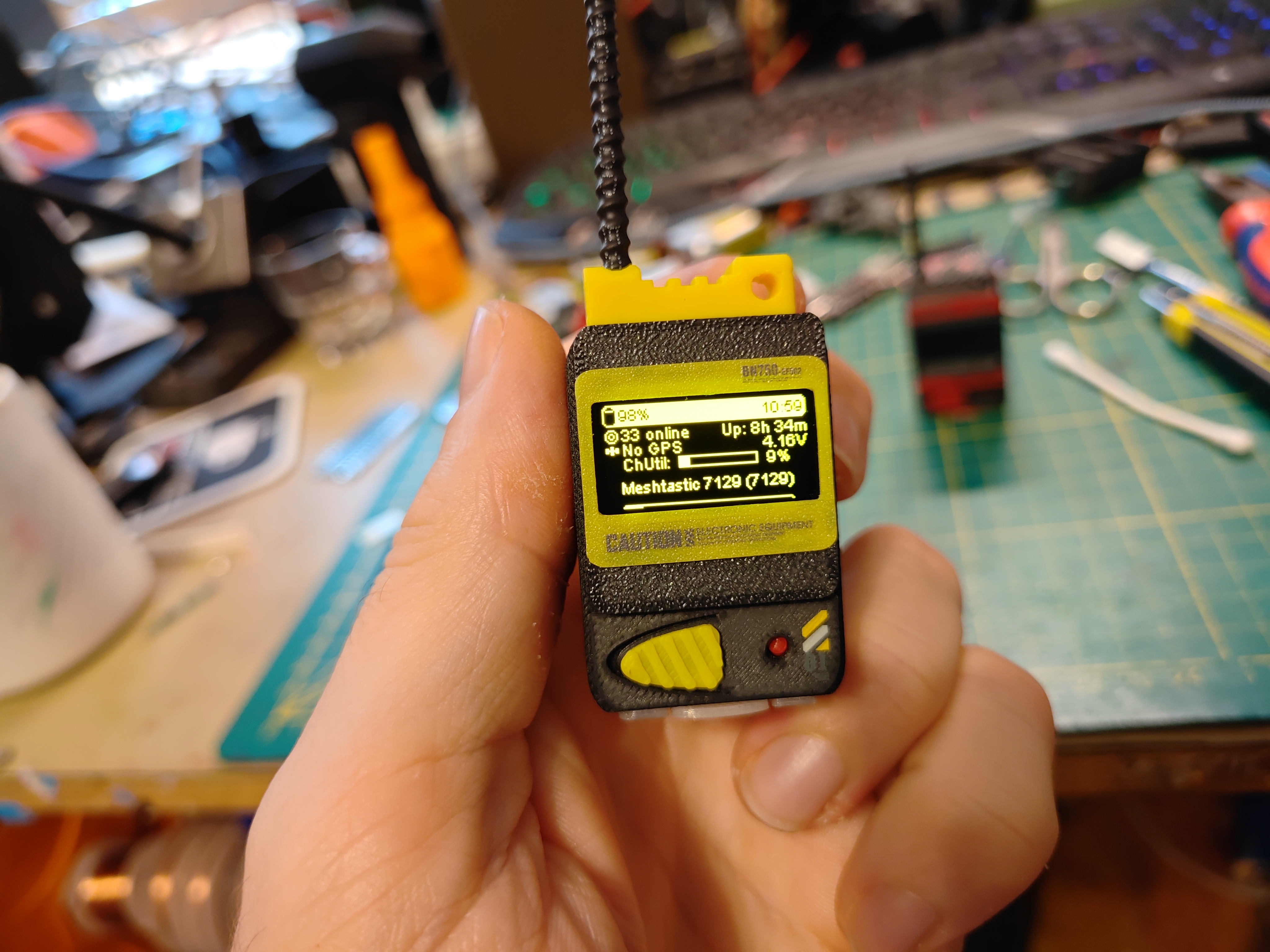 Miniatura 2 do modelo 3D Meshtastic  MICRO node "Bumblebee"