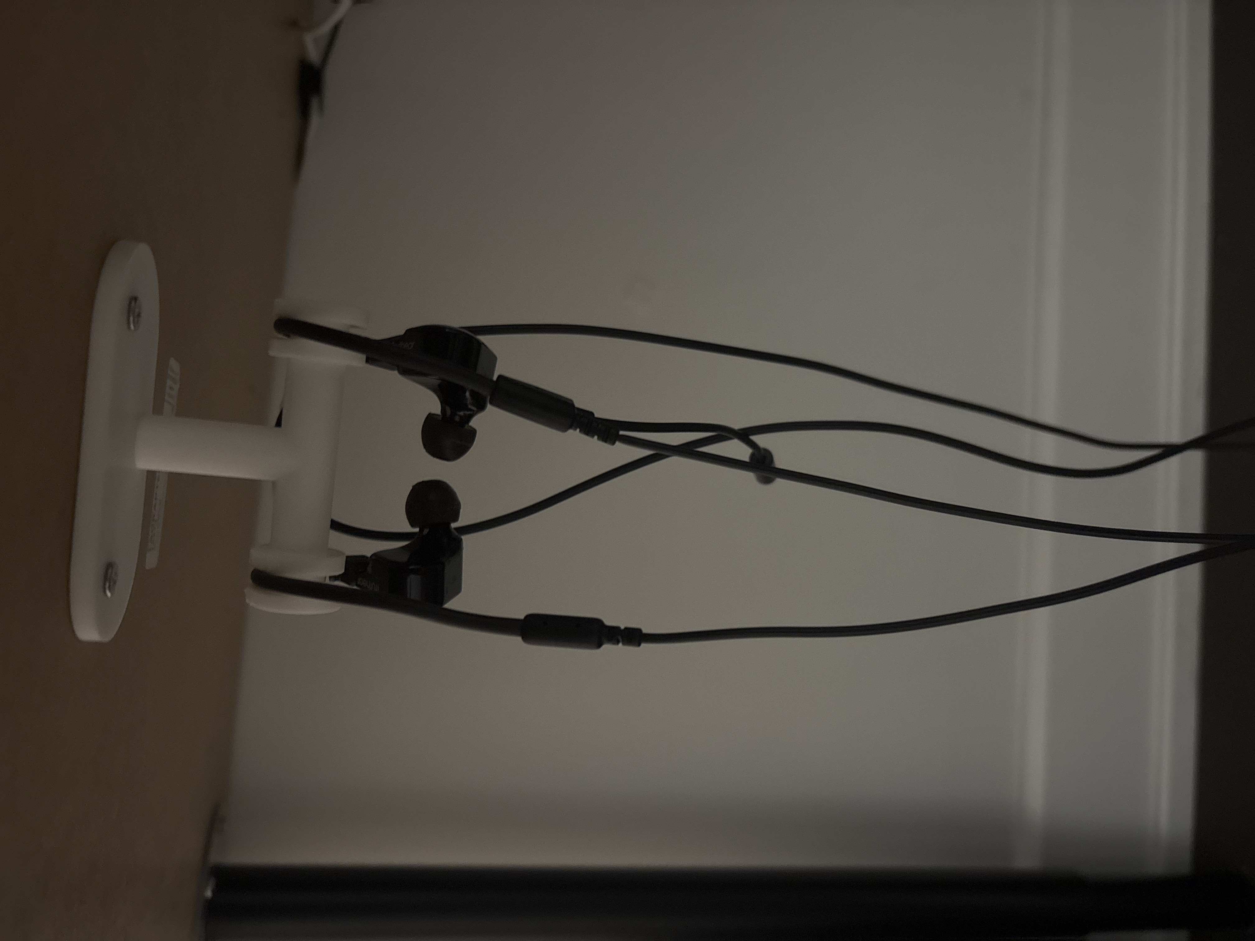 IEM Earbud Holder Under Desk Mount