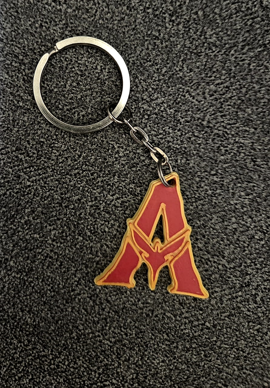 Miniatura 3 do modelo 3D Avatar-inspired customizable keychain