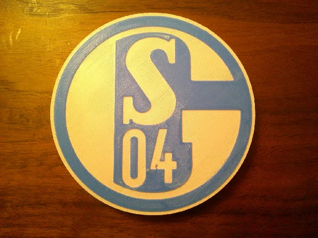 FC Schalke 04 Logo Coaster or Plaque
