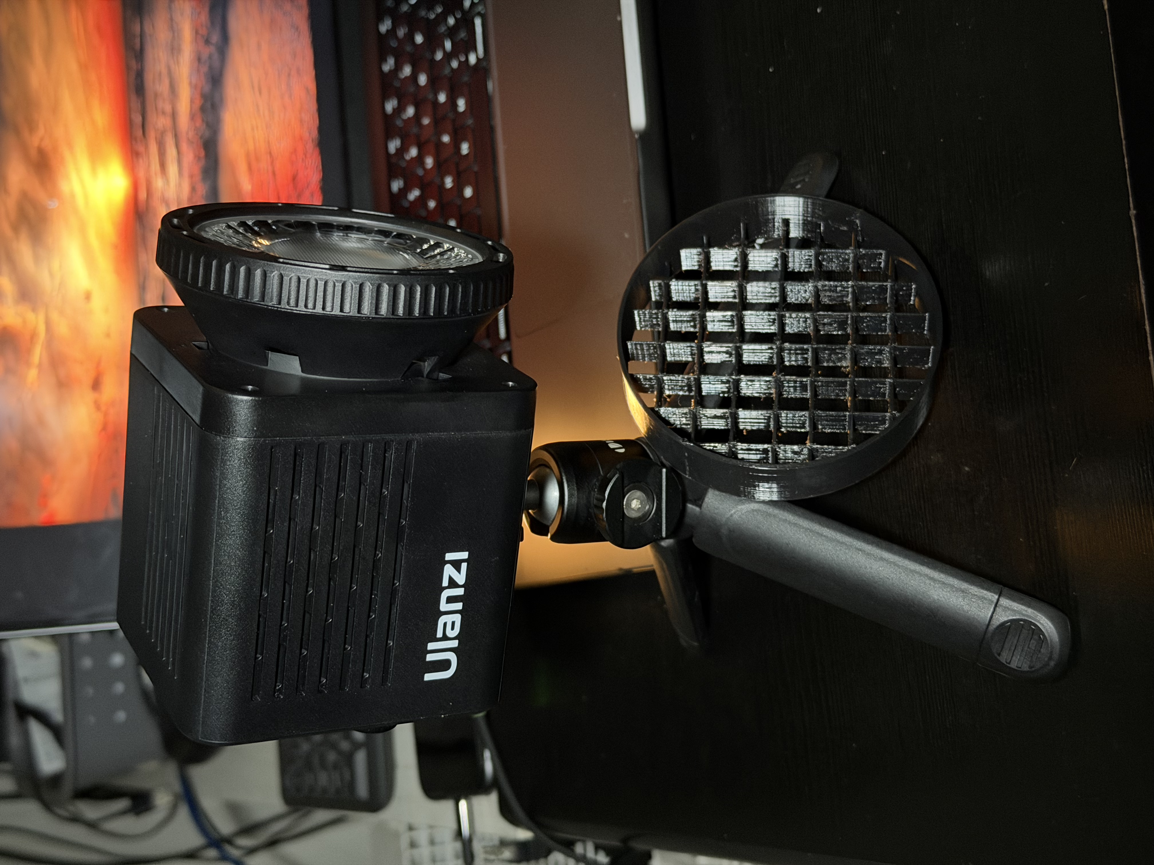 Grid Colmeia - Para Ulanzi fresnel condenser 40w mini bowens