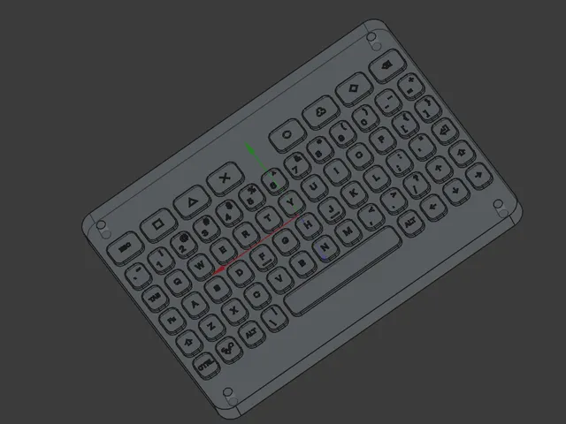 KeebDeck Basic Dummy Model (STL,STEP)