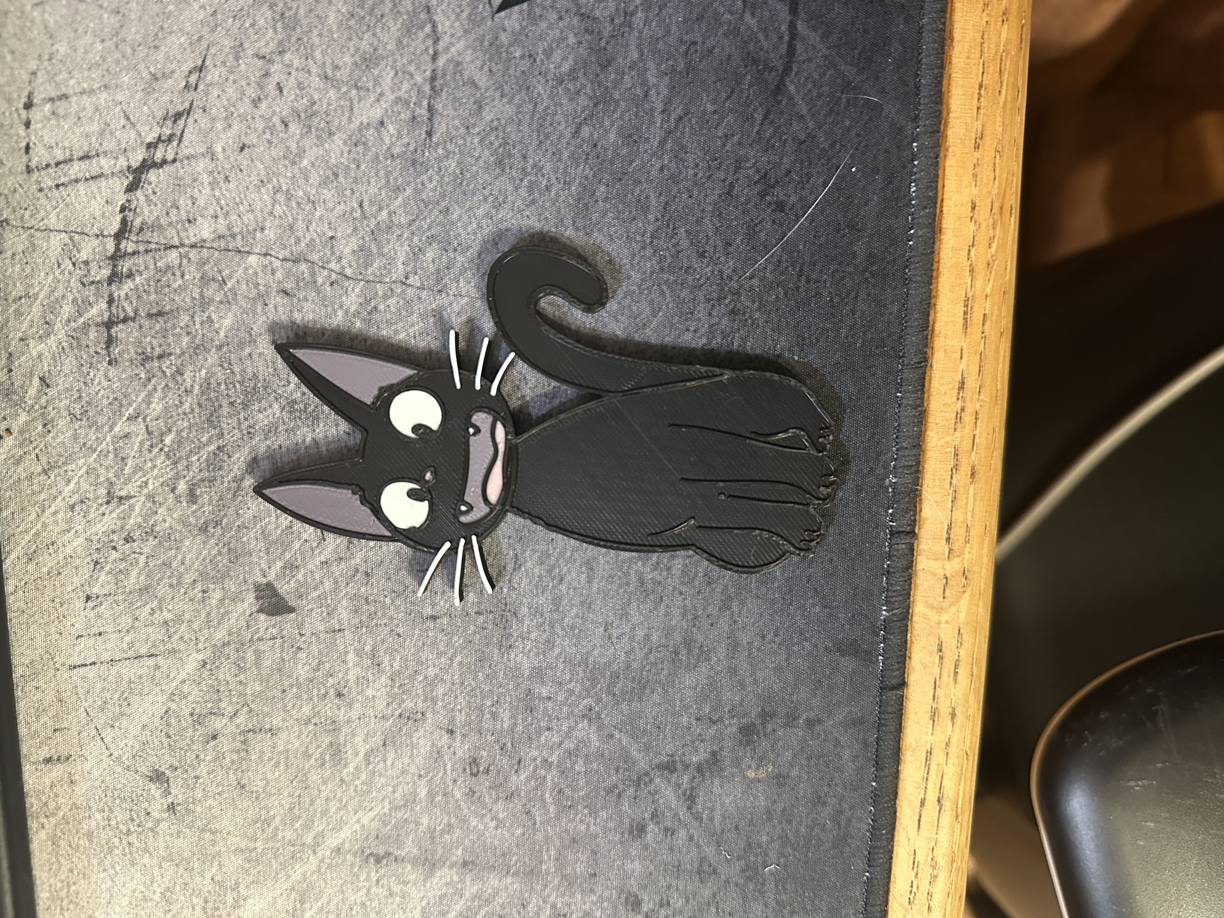 Studio Ghibli Jiji the Cat from Kiki's Delivery Service Fridge Magnet
