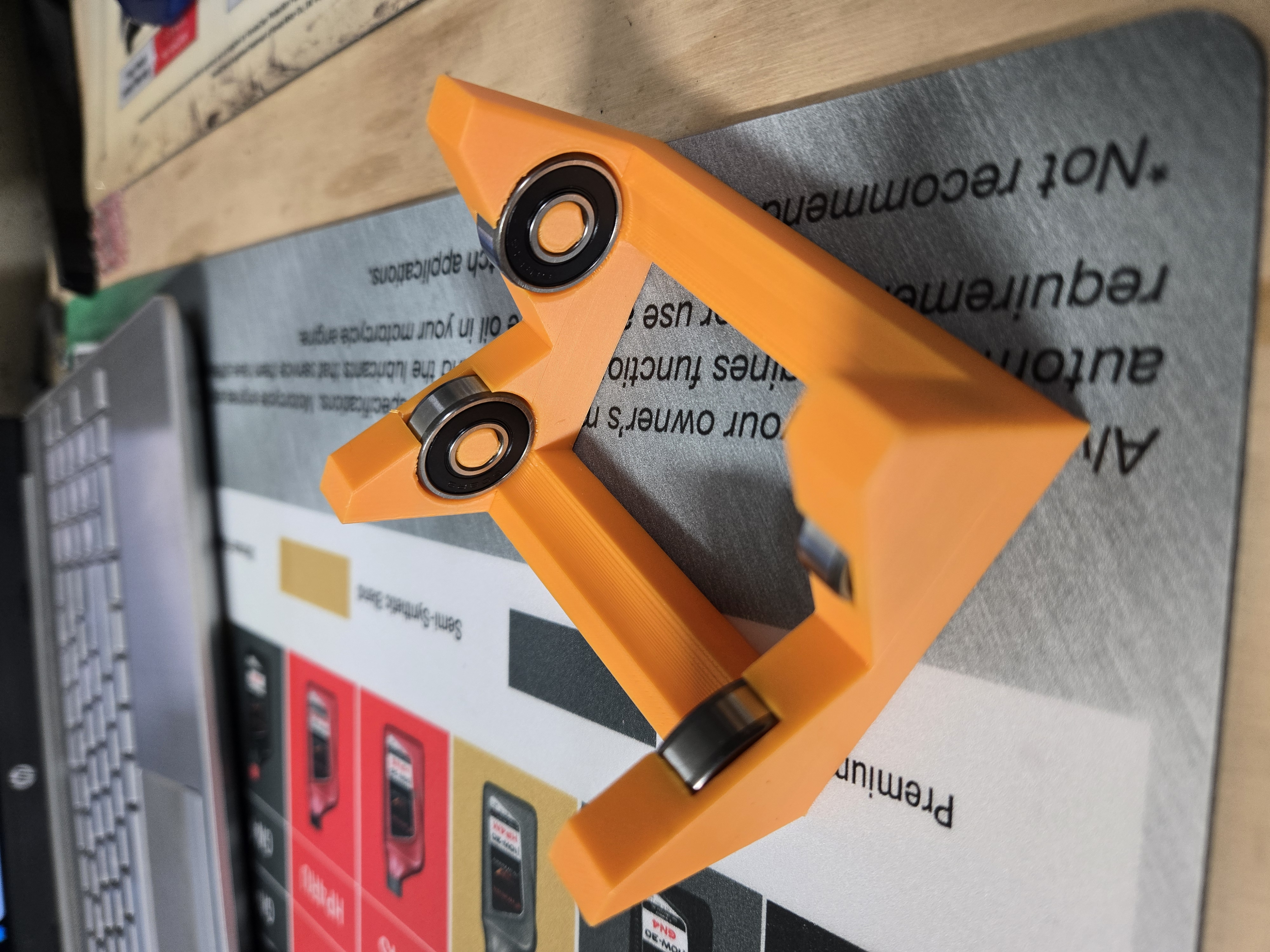 V Block with 608 bearings