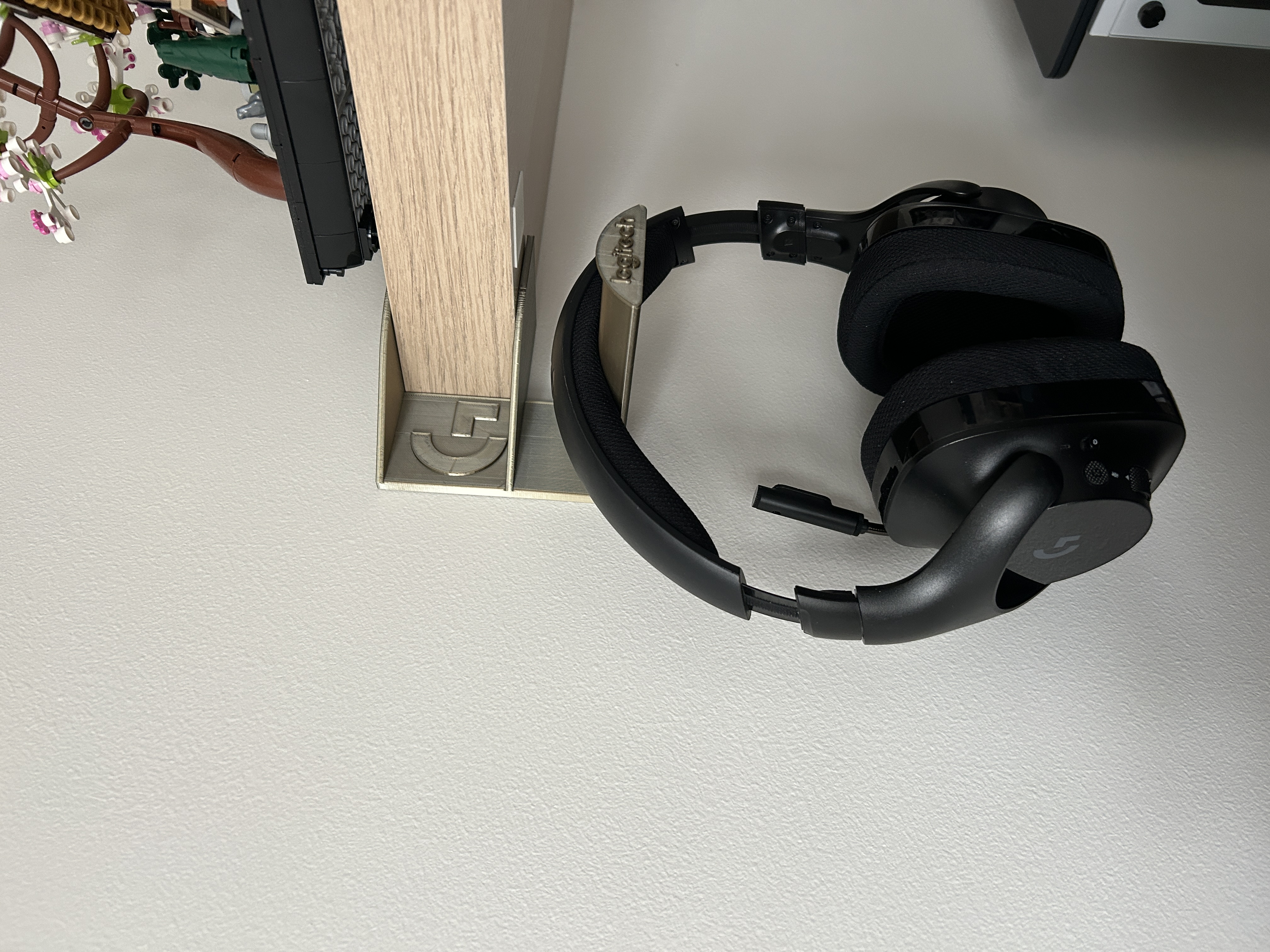 Ikea Lack headphones holder