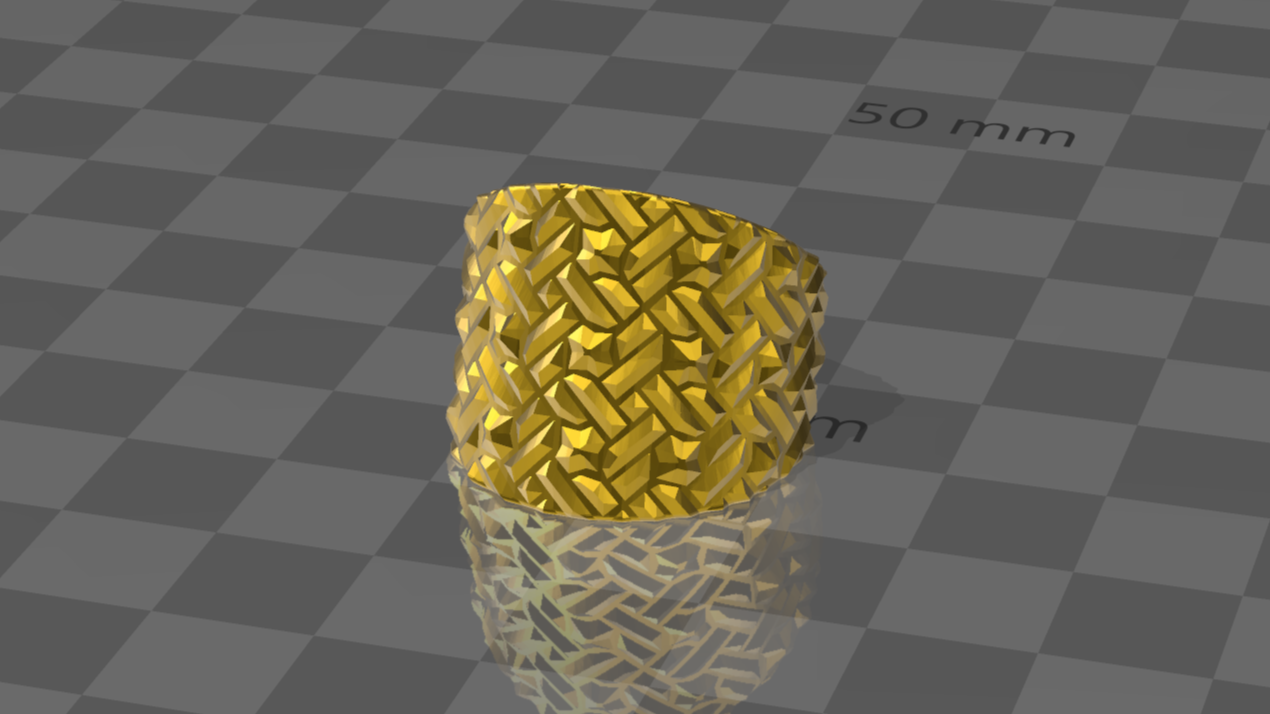 SIGNET RING CALADO! 3D model