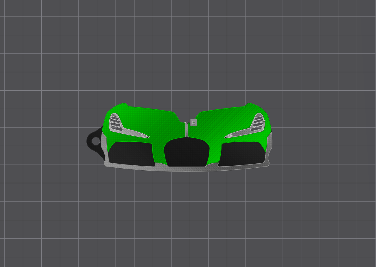 Bugatti Solitaire Keychain