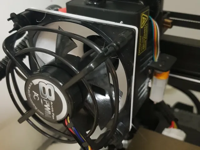 Duct for 80mm fan KP5L Kingroon Printer