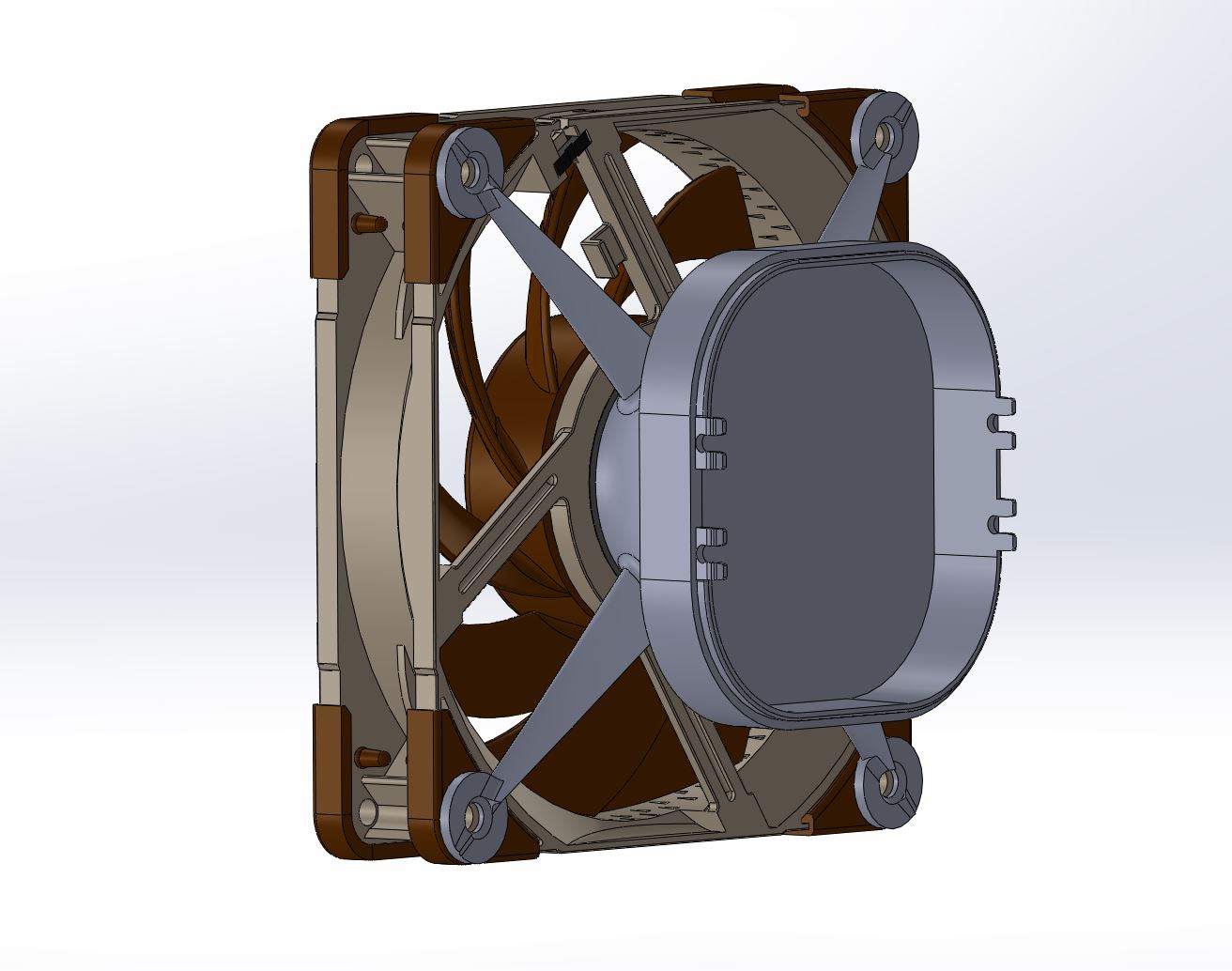 Titan All-In-One Cooler Capswap module For VRM cooling Fan